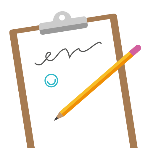 Illustration of signature with MindMate logo