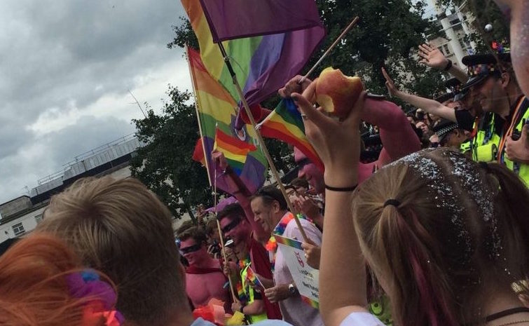 Pride celebrations in Leeds